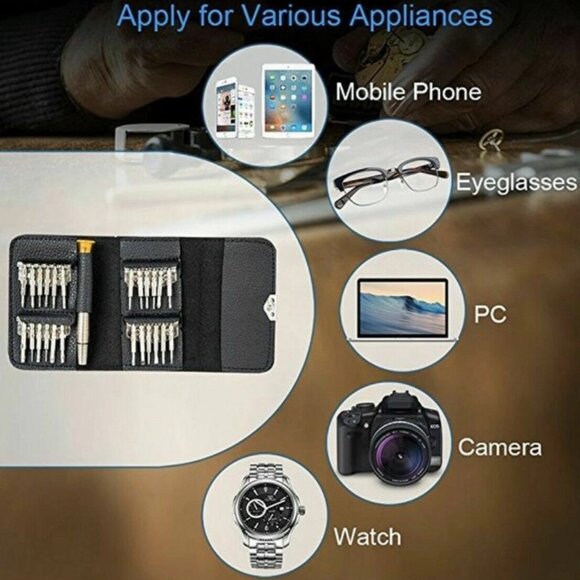 Watchmakers Professional Eyeglasses Watch Screwdriver Precision Repair Tools Set - Picture 8 of 9